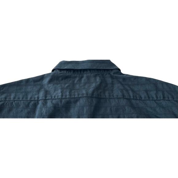 CHARTER CLUB LONG SLV BUTTON-UP  POINTED COLLAR SHIRT, MEN, 17-1/2-44, NAVY BLUE - Picture 6 of 12